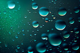 Abstract background with water drops. Generative AI