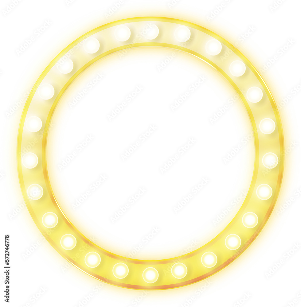 round shape retro modern glowing light bulb frame round shape retro modern glowing light bulb frame