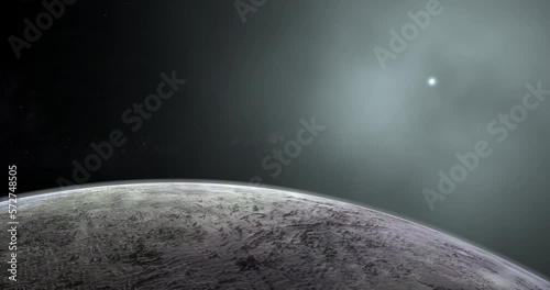 Surface of Triton, natural satellite of Neptune