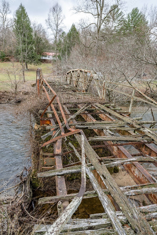abandoned bridge