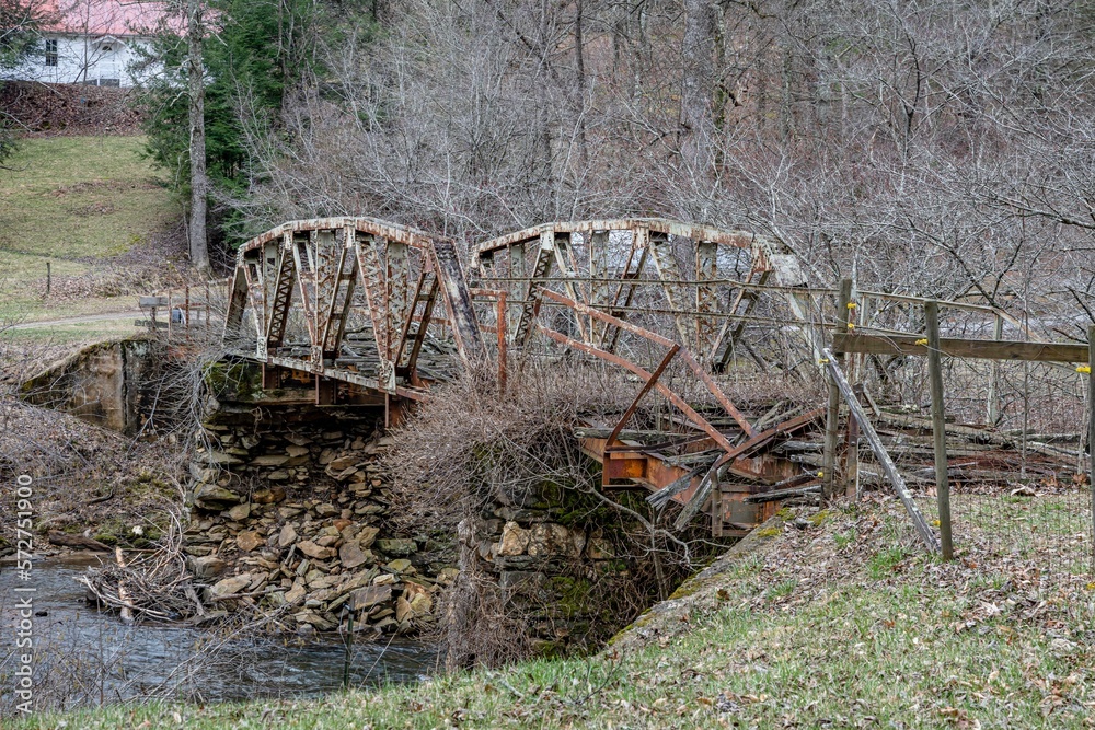 abandoned bridge