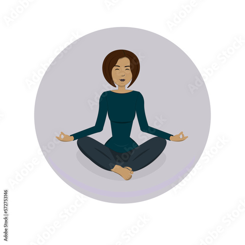 person meditating