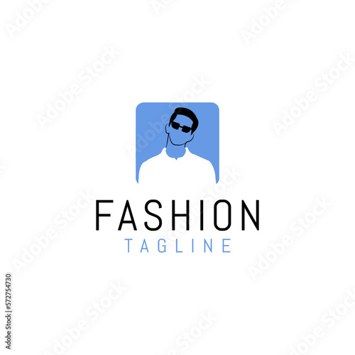 Fashion guy minimal logo design