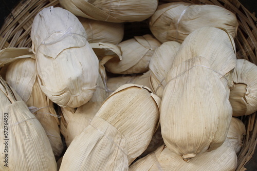 Hojas de maíz para la elaboración de tamales