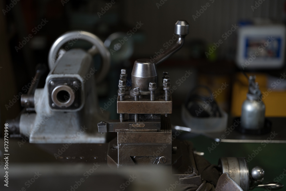 Parts processing work with a lathe Parts processing work with a lathe