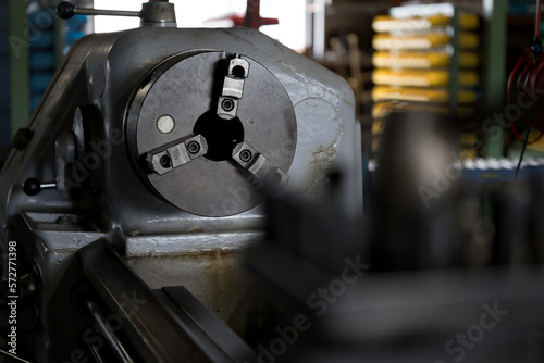 Lathe three-jaw chuck
 photo