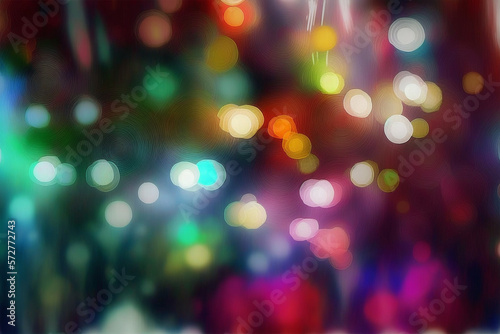 Abstract bokeh fairy lights background