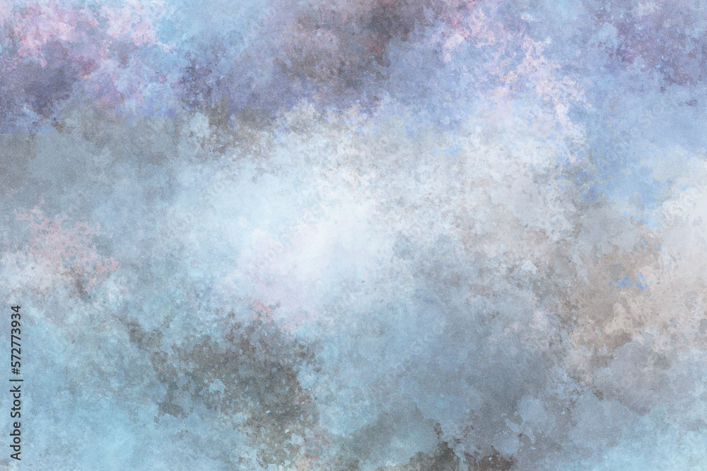 Pastel colored smoke background, light blue abstract colors fusion, full frame fume texture