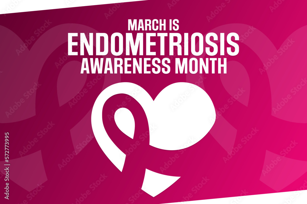 March is Endometriosis Awareness Month. Vector illustration. Holiday poster. March is Endometriosis Awareness Month. Vector illustration. Holiday poster.