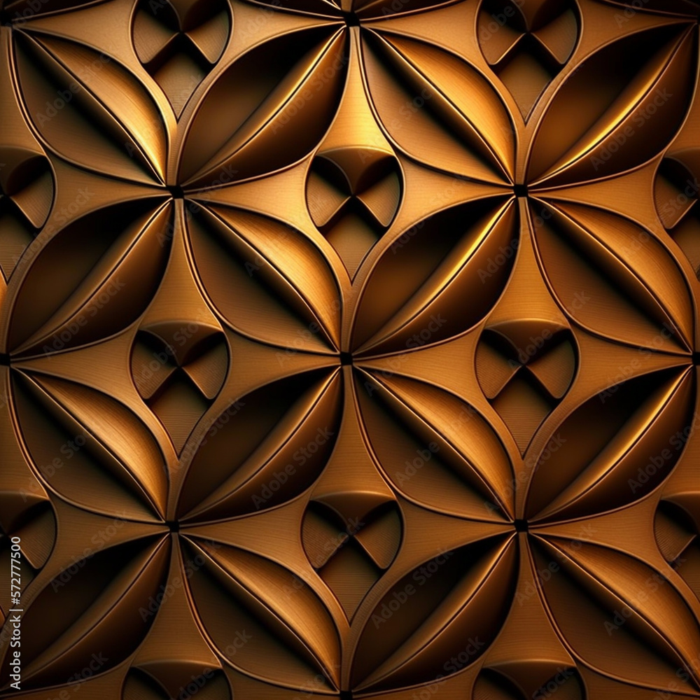 Gold pattern, Clover, trefoil, Tile Texture, Background, pattern, Generative AI, Saint Patrick day, Ireland, Irish Gold pattern, Clover, trefoil, Tile Texture, Background, pattern, Generative AI, Saint Patrick day, Ireland, Irish