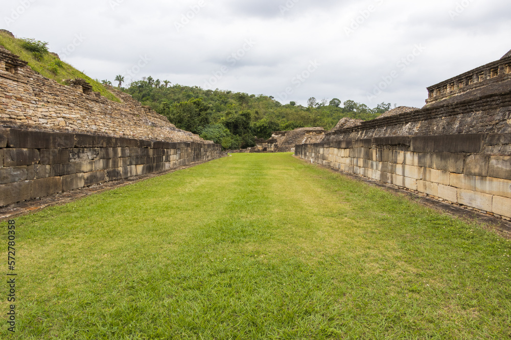 Zona arqueológica El Tajín, en Papantla, Veracruz, México.