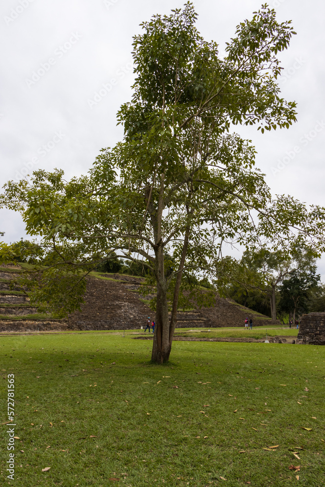 Zona arqueológica El Tajín, en Papantla, Veracruz, México.