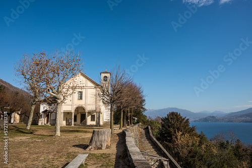 The beautiful Sanctuary of the Sacro Monte of Ghiffa © Alessio