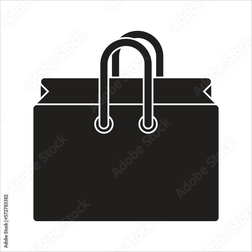 goody bag - gift - icon vector design template