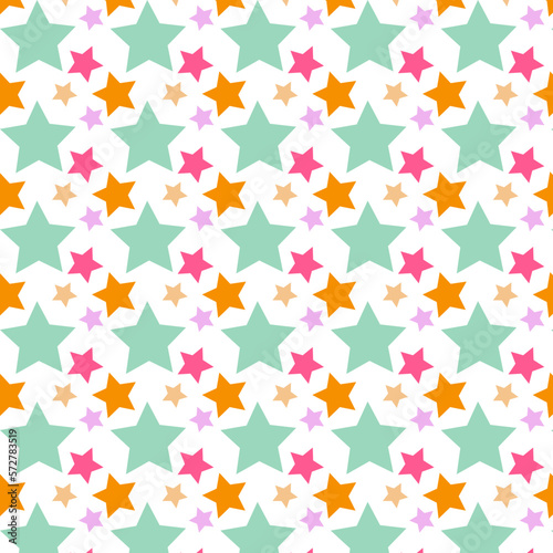 seamless pattern with stars