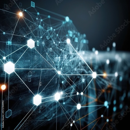 Business and network connectivity via a modern virtual interface derived from digital, generative ai