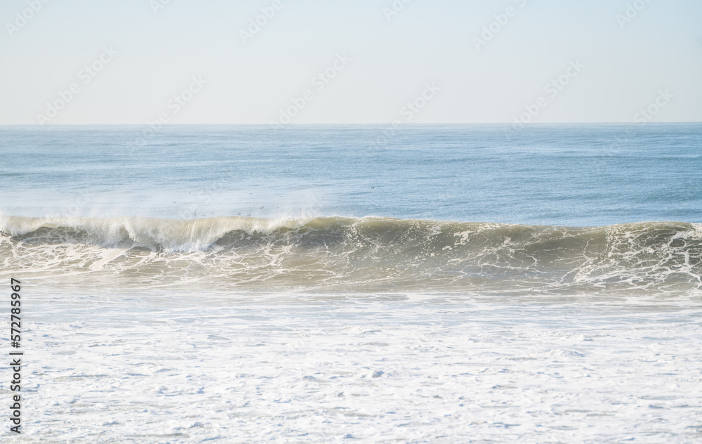 Wave curling and starting to crash, Pacific Ocean Wave curling and starting to crash, Pacific Ocean