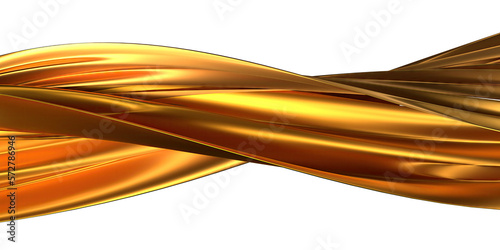 golden river-like metal isolated abstract dramatic modern luxury 3D rendering graphic design elements backgrounds