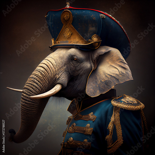 Elephant NFT Art Portrait photo