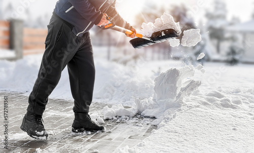Winter service or snow maintenace.