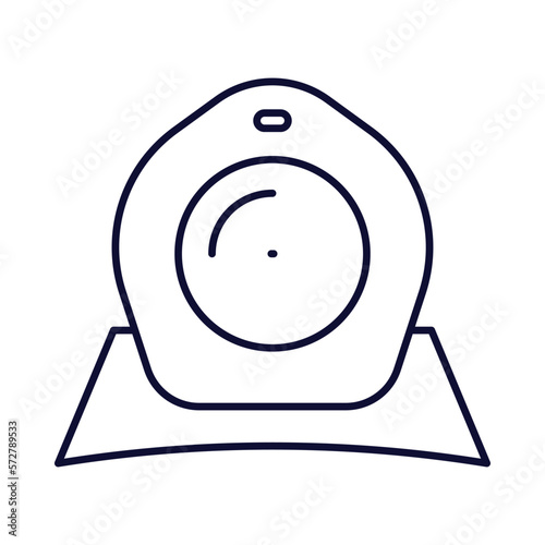 MRI scanner, magnetic resonance imaging device, medical equipment, tomography line icon