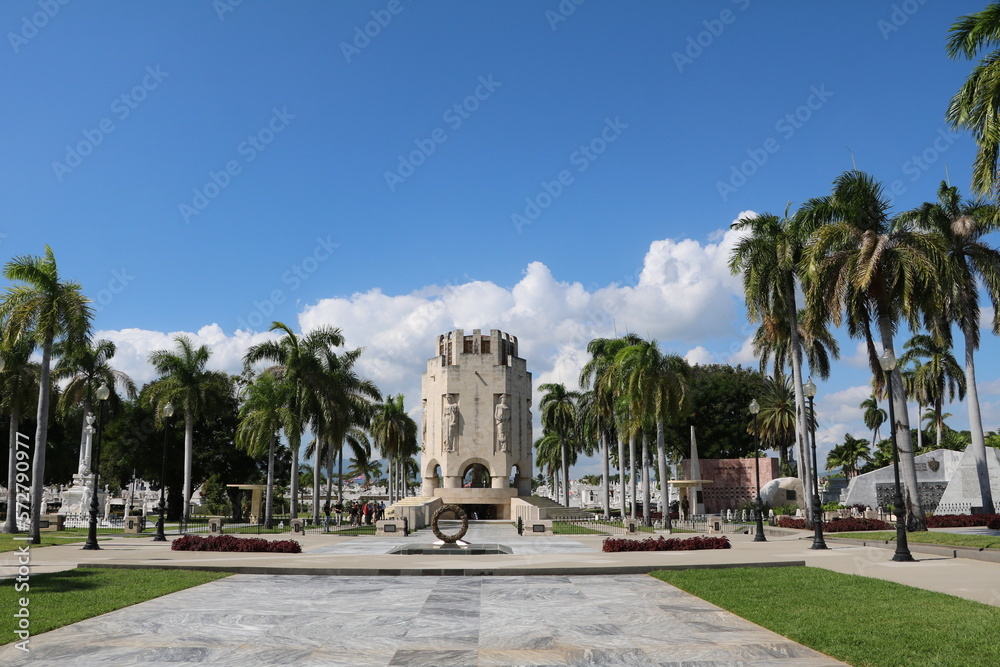 Santa Ifigenia Cemetery in Santiago de Cuba, Cuba Caribbean