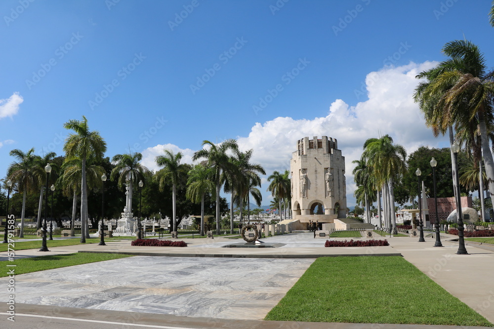 Way to Tomb of José Martí at Cementerio Santa Ifigenia in Santiago de Cuba, Cuba Caribbean