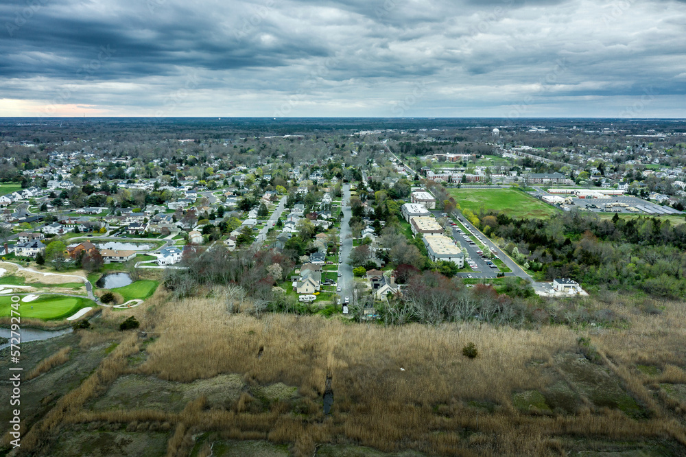 aerial view of the city
Northfield, New Jersey