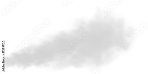 PNG fog texture isolated on transparent background. Steam special effect. Realistic fire smoke or mist 