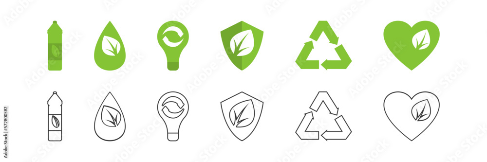 Ecology protection icon. Vector illustration on a white background. Ecology protection icon. Vector illustration on a white background.