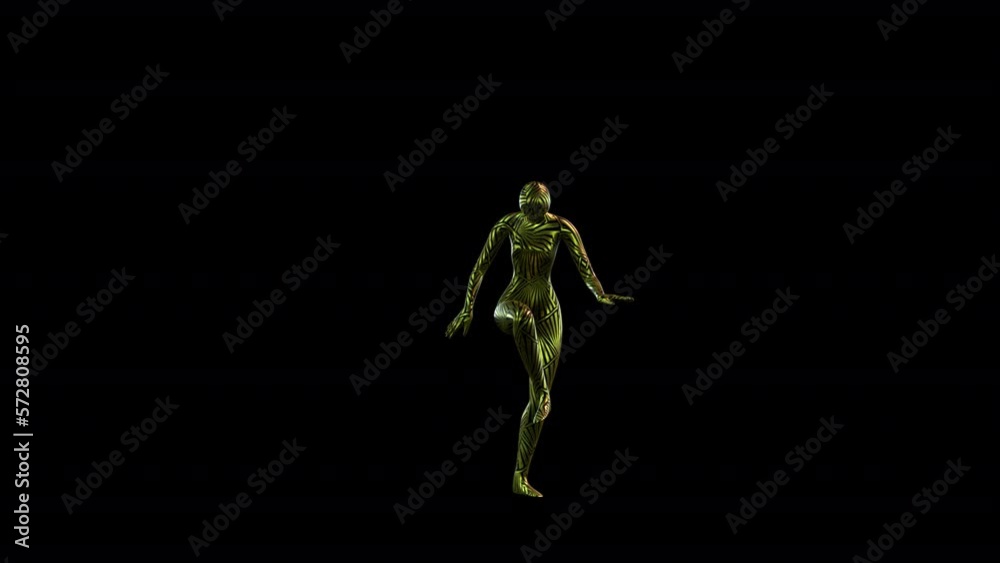 Sci-Fi Dancer 3D Video Animation Sci-Fi Dancer 3D Video Animation