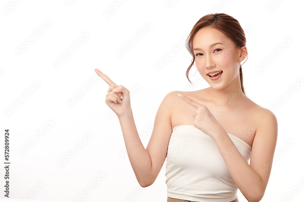 Beautiful young asian woman with clean fresh skin on white background, Face care, Facial treatment, Cosmetology, beauty and spa, Asian women portrait. Beautiful young asian woman with clean fresh skin on white background, Face care, Facial treatment, Cosmetology, beauty and spa, Asian women portrait.
