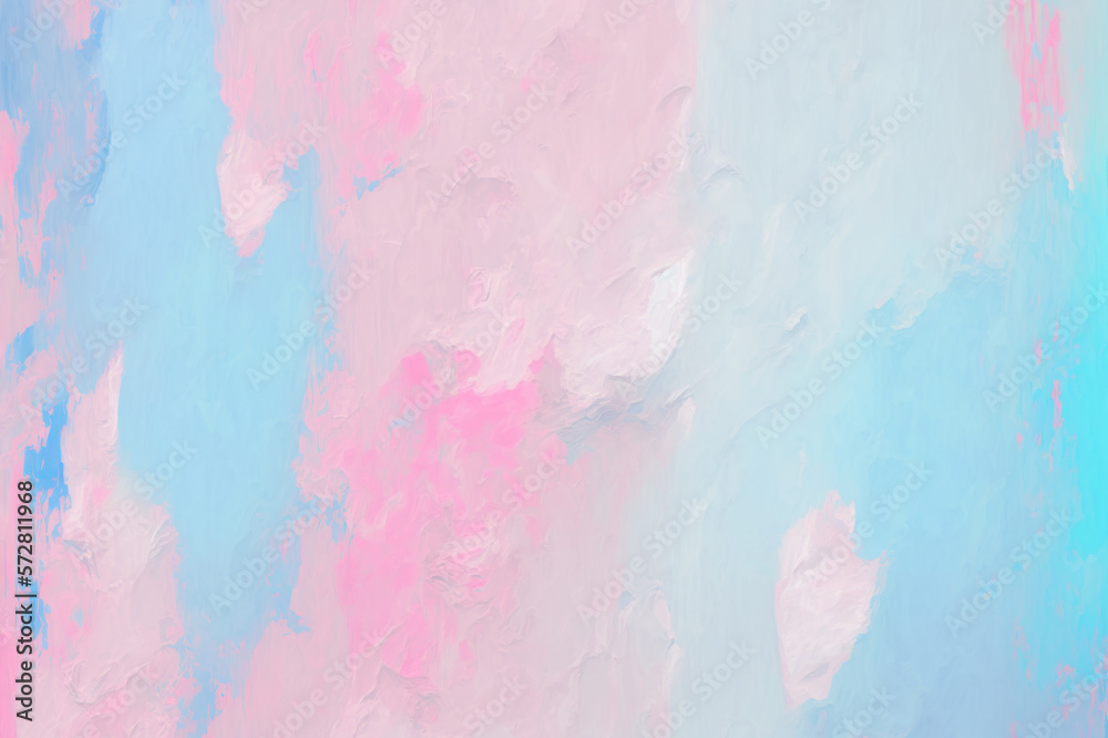 Fototapeta premium Abstract pastel oil paint texture background. Generative ai.