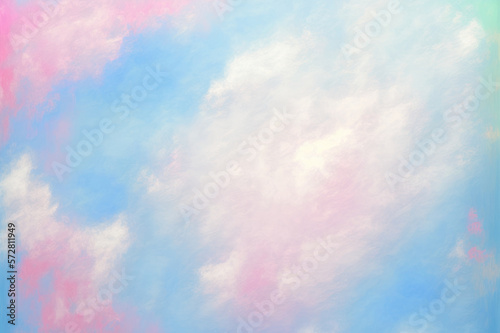 Abstract pastel oil paint texture background. Generative ai.