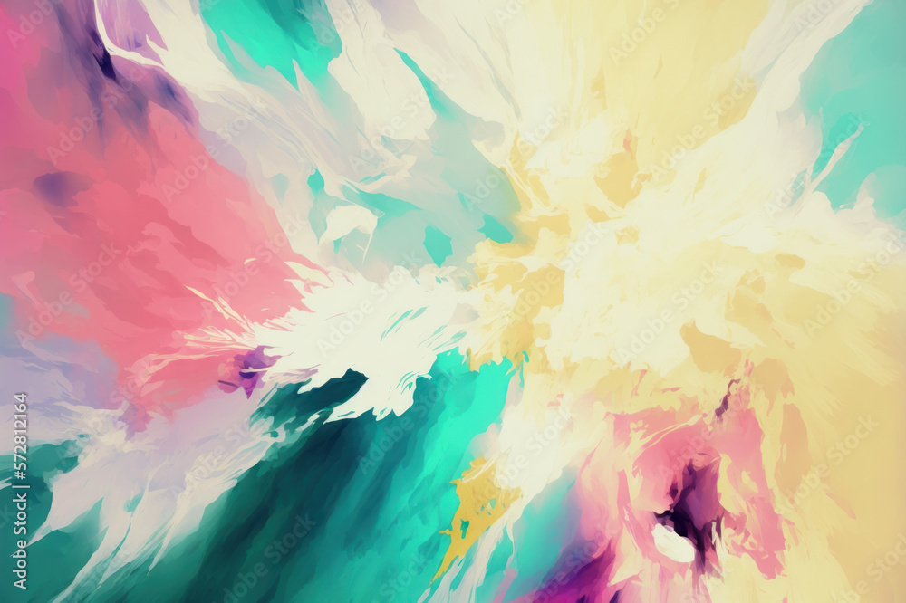 Abstract multicolor liquid effect style background. Generative ai. Abstract multicolor liquid effect style background. Generative ai.