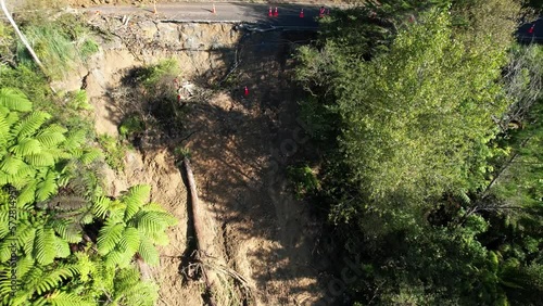 How climate change and extreme weather is destroying roads in New Zealand.