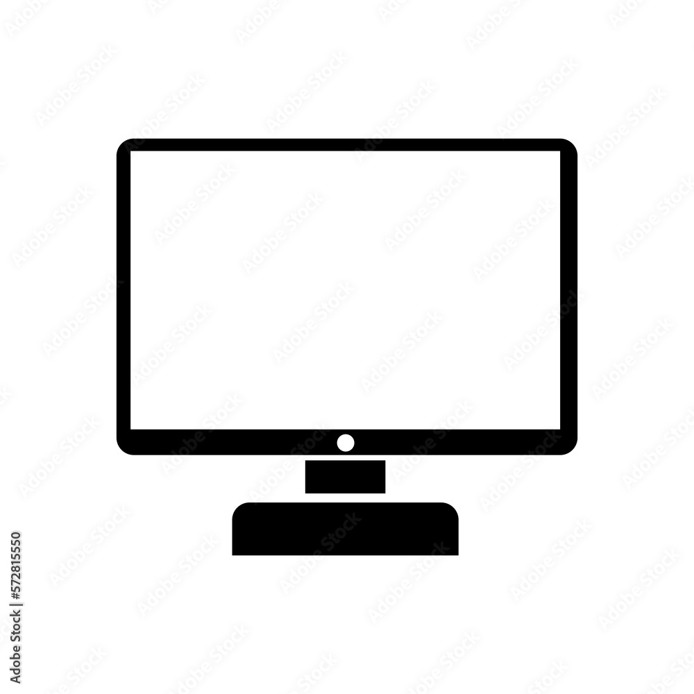 Monitor vector icon , lorem ipsum Flat design on white background..eps Monitor vector icon , lorem ipsum Flat design on white background..eps