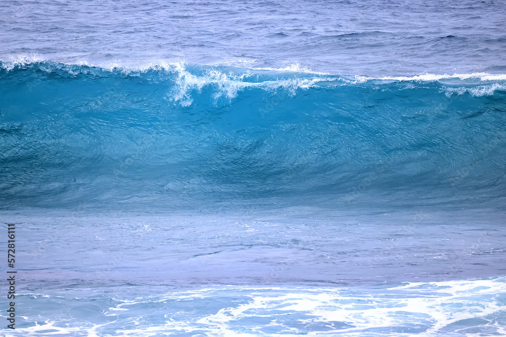 Fototapeta premium water texture sea background, blue surface ocean waves ripple