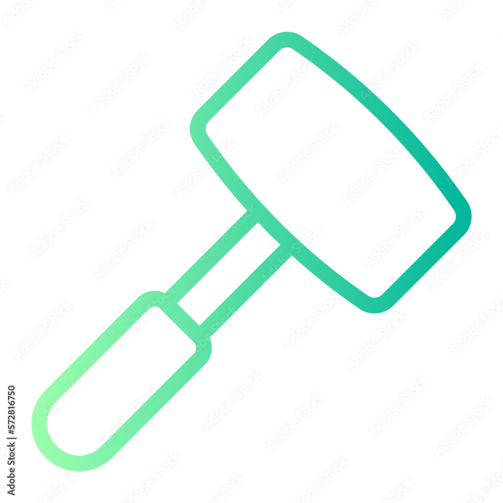 mallet gradient icon