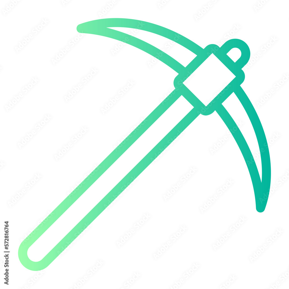 pickaxe gradient icon pickaxe gradient icon