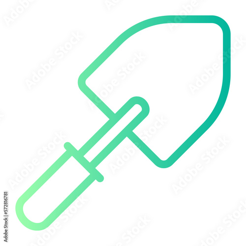 trowel gradient icon