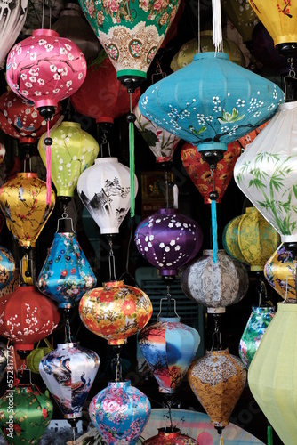 colorful lamps in Hoi An