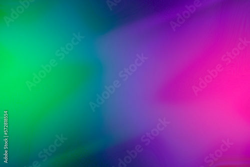 Abstract multicolor green blue purple and pink gradient blurred background 