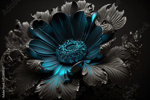 blue flower