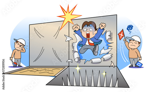 いちかばちかの賭けに失敗する
