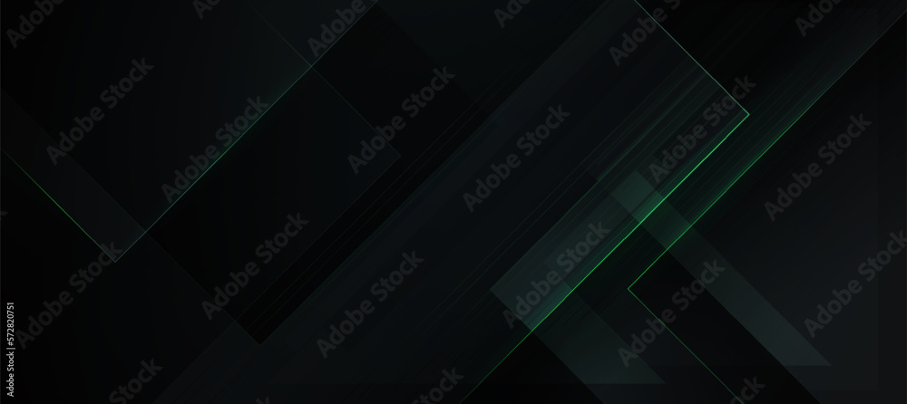 Obraz premium green abstract green light abstract ,background polygon elegant background and frame background