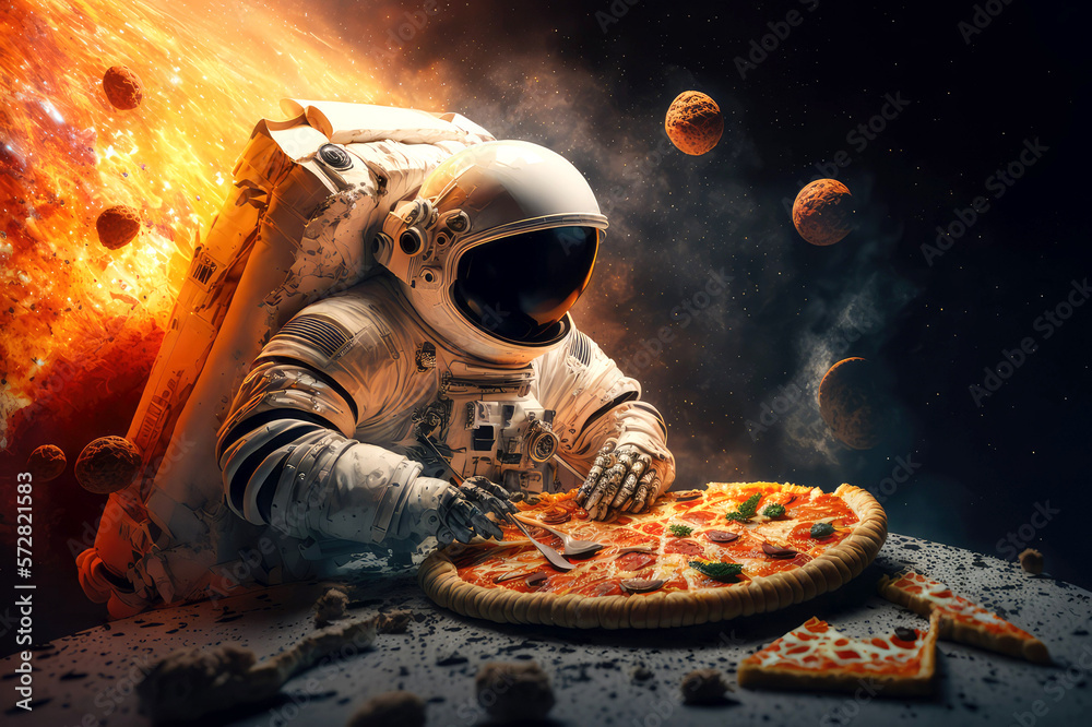 Space pizza online