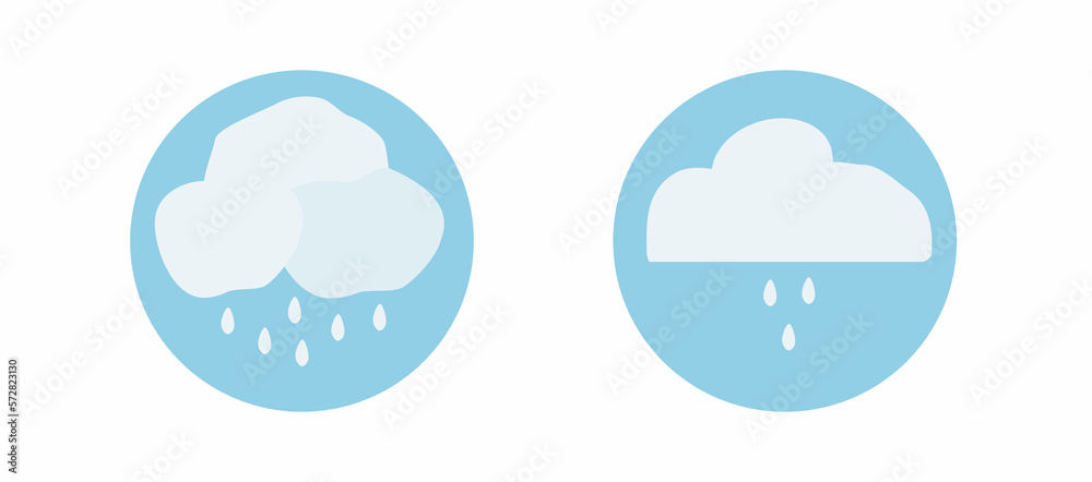 weather icons for print, website or mobile app, heavy rain, rain isolated on white background weather icons for print, website or mobile app, heavy rain, rain isolated on white background