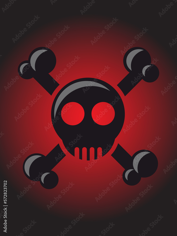 design vector head skull illustration design vector head skull illustration