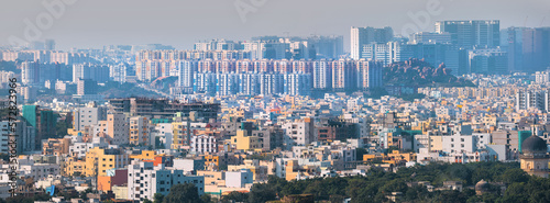 Skyline of Hyderabad city  is the fourth most populous city and sixth most populous urban agglomeration in India.